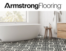 Armstrong Flooring logo and product image